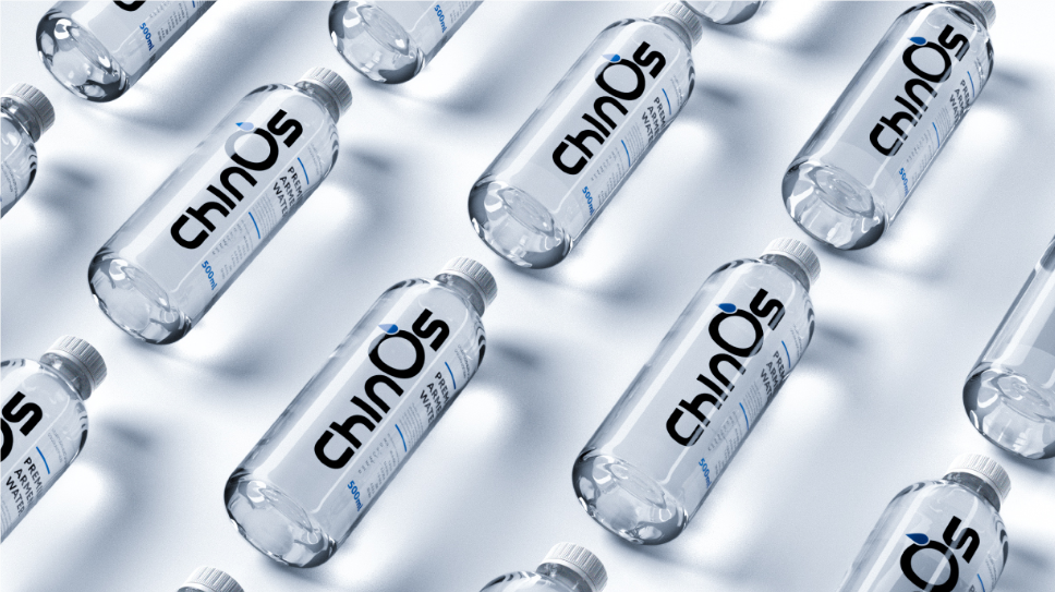 WEDO創(chuàng)意解決方案體現純凈的Chinos水包裝設計